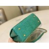 Chanel Coco Green Python Mini Bag