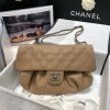 Chanel vintage beige flap bag