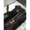 Chanel CC Filigree Vanity Case Bag Black Grained Calfskin A93343 VS00421