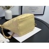 Chanel Crumpled Lambskin Mini Hobo Bag Yellow