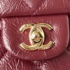 Chanel mini flap bag new red AS2892