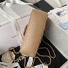 Chanel 22B Mini CF handle beige bag