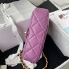 Chanel flapbag calfskin violet 2020SS