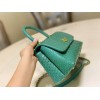 Chanel Coco Green Python Mini Bag