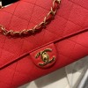 Chanel shoulder flap bag AS1459 in red