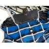 Chanel Printed Fabric Foldable Blue Shopping Bag