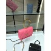 Chanel Lambskin Card Holder Pink AP2397