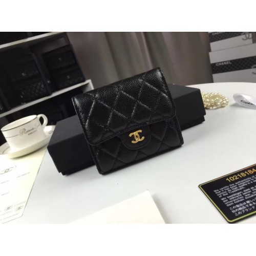 Chanel handbag purse Clutch caviar gold buckle 10218184