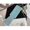 Chanel Phone Purse blue