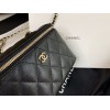 Chanel Vantiy Case Black Caviar Leather Bag