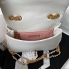 Chanel flap bag 20cm white AS2975