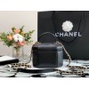 Chanel Lambskin Small Vanity Case AS2630 Black