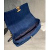 Chanel 19 flap denim 30cm bag