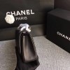 Chanel Calfskin Chevron Quilted 2.55 flap black bag 1112