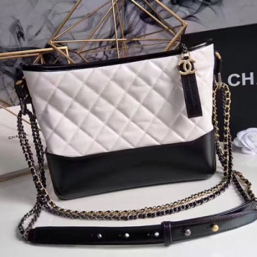 Chanel Chanels Gabrielle Hobo Bag White A93824 VS05157