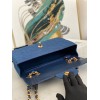 Chanel CF flapbag denim 24k gold hardware large bag
