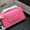 Chanel classic flap bag pink