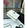 Chanel Lambskin Card Holder White AP2397