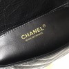 Chanel Palm print calfskin clutch