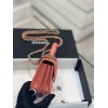 Chanel super mini handle orange bag
