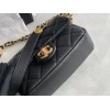 Chanel 22A Mini Caviar Black Flap Bag