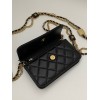 Chanel 22B woc logo gold chain bag