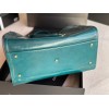Chanel Deauville Blue Leather Tote Shopping Bag