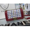 Chanel flap bag red 25cm