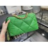 Chanel 19 Flap Bag Green 30cm