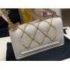 Chanel Leboy White Flap Bag 25cm