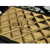 Chanel Lambskin & Gold Metal Clutch with Chain AP2393