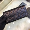 Chanel wallet lambskin with silver hardware