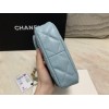 Chanel 19 mini blue bag