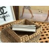Chanel Woc CC chain white leather bag