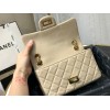 Chanel Quilted Calfskin Small 2.55 A37586 Beige