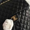 Chanel Urban Spirit Quilted Lambskin Large Backpack Black Gold Hardware 170301 VS05666