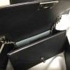 Chanel Chevron Lambskin Boy Bag with Top Handle Black A14041 VS05793