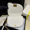 Chanel Small Boy Messenger White Bag