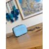 Chanel vanity blue caviar COCO letter small/ mini bag