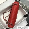 CHANEL Red Jumbo Calfskin Leather Double Flap Bag With silver/gold Hardware