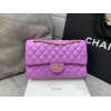 CHANEL 1112 Purple 2.55 Lampskin Flap 25cm Bag