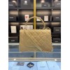 Chanel New Trendy Brown CC Flap Top Handle Bag