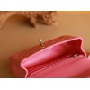 Chanel Top Handle gold hardware pink lambskin mini bag