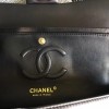 Chanel Calfskin Chevron Quilted 2.55 flap black bag 1112