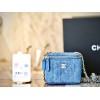 Chanel mini box denim bag
