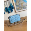 Chanel vanity blue caviar COCO letter small/ mini bag