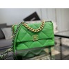 Chanel 19 Flap Bag Green 30cm