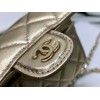 Chanel super mini golden bag