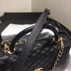 Chanel Coco Flap Bag With Top Handle Black