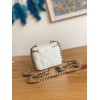 Chanel vanity white caviar COCO letter small/ mini bag
